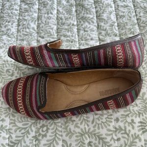 Women’s flat colored shoes Anacapri - slippers USA 6